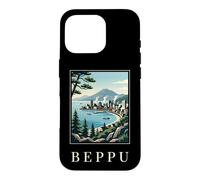 Beppu Japan Spring Mountain Coastal Travel Art Case for iPhone 16 Pro