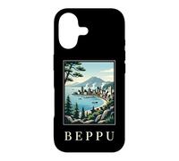 Beppu Japan Spring Mountain Coastal Travel Art Case for iPhone 17