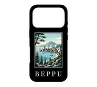Beppu Japan Spring Mountain Coastal Travel Art Case for iPhone 17 Pro