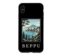 Beppu Japan Spring Mountain Coastal Travel Art Case for iPhone XS Max