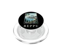 Beppu Japan Spring Mountain Coastal Travel Art PopSockets PopGrip for MagSafe
