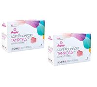 Beppy Dry (Classic) Soft + Comfort Tampons - Sponge tampons, Without String- More Freedom During Your Period (Love - Sport - Sauna) - 16 tampons (2 x 8 Pieces)