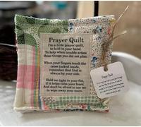 Beprepares Prayer Quilt With Cross Inside, Pocket Prayer Quilt Panel, Pastor Appreciation Gifts for Women Clergy Pastor Appreciation Christmas Grandparents Day Favors (14)