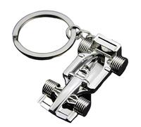BEPSYOM Formula 1 Racing Car Motorsport F1 Keyring (Silver)