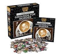 Bepuzzled 33116 Classic Mystery Jigsaw Puzzle-Grounds for Murder, 1000 | Grounds for Murder 1000-Pc Murder Mystery Jigsaw Puzzle for Adults, Read the Story, Solve the Crime, Ages 15+