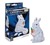 BePuzzled, Rabbit Original 3D Crystal Puzzle, Ages 12 and Up
