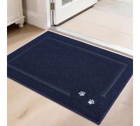 BEQHAUSE Door Mat for Muddy Paws, TPR Non-Slip Backing, 50 * 80cm, Blue
