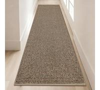 BEQHAUSE Hallway Runner Rugs 2x8, Hallway Rug Non-Slip Washable(Rolled-Up NO Creases), Runner Rug Absorbent Stain Resistant Hall Rug Carpet Runner, Entryway Rugs Floor Mat Laundry Room Rugs, Taupe
