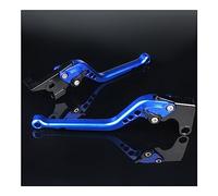 BEQLXTA Brake Clutch Adjustable Lever for NRG for Purejet for Liberty 125 for Leader RST for 50 4T PTT (E) CNC Scooter Front Disc Rear Drum Brake Levers(Long Blue)