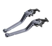 BEQLXTA Brake Clutch Adjustable Lever for XSR700/900 MT-07/09 Modified for TRACER700 XJ6 Long Brake Clutch Lever Handle Bar Grip Ends(Titanium Color)