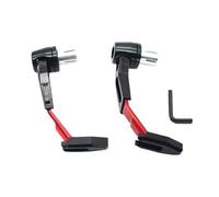 BEQLXTA Brake Lever Guard Universal Motorcycle Brake Clutch Lever Hand Guard Protector for 796 for Monster 696 for Monster 999/S/R 749/S/R for CBR250R FZ800(Red)