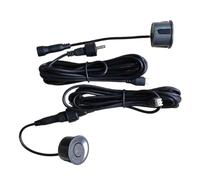 BEQLXTA Park Assist Sensors Auto Parking Sensor 25mm Hole Car Assistant Surface28mm Ultrasonic Front Cable Long2.4m Reversing Radar Detector(015Grey C 2.4m)