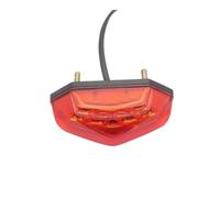 BEQLXTA Rear Light Motorcycle LED Brake Stop Tail Light Rear Daytime Running Light With License Plate Lamp For Motorbike Scooter ATV 12V Stop Taillight