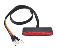 BEQLXTA Rear Light Universal Mini 12V Motorcycle Rear Brake LED Tail Stop Light Lamp For Dirt Bike Motorbike License Plate Light Decorative Lamp Stop Taillight