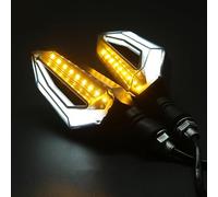BEQLXTA Turn Signal Light Indicator 2pcs Universal Motorcycle Turn Signal Light 12V IPX-6 Daytime Running Lights Indicator Blinker Lamp