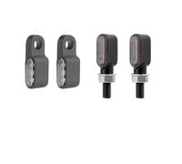 BEQLXTA Turn Signal Light Indicator Motorcycle Turn Signal Light Amber Indicator Flasher Front Rear Signal Lamp For 12V