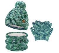 Bequemer Laden Toddler Kids Winter Hats and Gloves Scarf Neck Warmer Set