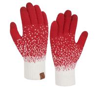 Bequemer Laden Womens Winter Warm Fuzzy Touchscreen Gloves Knit Jacquard Fluffy Thermal Gloves for Women Cold Weather Gifts