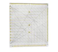 Bequilter 12.5"x12.5" Acrylic Quilting Template Cutting Ruler, Slotted Rulers for Quilting Fabric Cutting Crafts