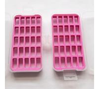 Bequilter 2 Pcs Bobbin Case for Bernina New 7 and 8 Series Jumbo Bobbin Sewing Box Bobbin Storage Organizer