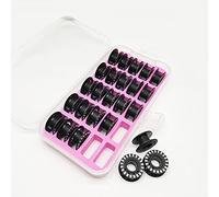 Bequilter 25pcs/Box New 7 Series Jumbo Bobbins Compatible with Bernina 500e, 540, 570QE and 590e, 700e, 710, 720, 750QE, 770QE, 780 and 790