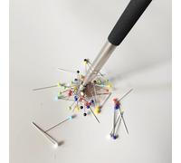Bequilter Needle Stick and Pin Retriever Telescoping Magnetic Pickup Tool Extends to 39”