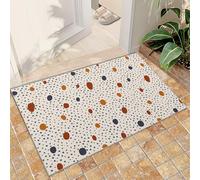 BEQUTIY Area Rug Small Size 60X90Cm Multicolor Polka Dot Pattern Indoor Rugs, Abstract Small Polka Dot Scattered Design Carpet, Soft And Non Slip, For Bedroom Living Room Decor