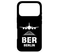 BER Airport Berlin, Germany Airplane Landing on Runway Case for iPhone 17 Pro