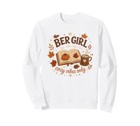 Ber Girl Autumn Book Cozy Vibes Sweatshirt