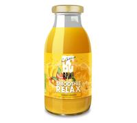 BeRAW! Smoothie - Relax - Set of 6 x 250ml, Natural Drink with Potassium, Supports Relaxation and Muscle Function, Perfect for On-the-Go