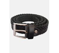 Berber Leather Black Braided Leather Belt - Small 30"-35"