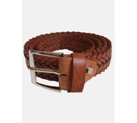 Berber Leather Tan Braided Leather Belt - Medium 35"-40"