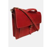 Berber Leather The Casablanca Large Satchel in Red