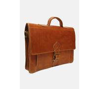 Berber Leather 'The Casablanca' Leather Satchel in Light Brown Berber Leather Light Brown One Size