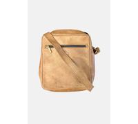 Berber Leather 'The Martil' Small Leather Messenger Bag in Tan Berber Leather Tan