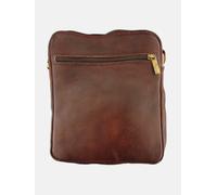 Berber Leather The Martil Small Messenger Bag in Dark Brown