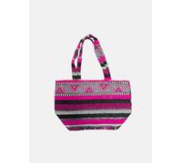 Berber Leather The Nador Small Expandable Fabric Tote in Pink