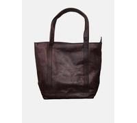 Berber Leather The Nador Tote Bag in Dark Brown
