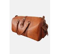 Berber Leather The Rabat Leather Overnight Bag in Tan