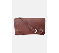 Berber Leather Women's 'The Kenitra' Leather Shoulder Bag in Brown Berber Leather Brown One Size