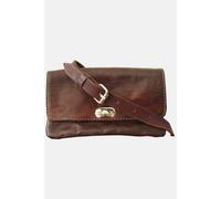 Berber Leather Women's 'The Kenitra' Soft Leather Handbag in Dark Brown Berber Leather Dark Brown One Size