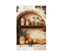 Berber Medicine Cabinet Canvas Poster Bedroom Decor Landscape Office Room Decor Gift 08x12inch(20x30cm)