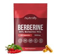 Berberine 2000mg (200mg 10:1 Extract) | 120 Capsules - 4 Month Supply | Metabolism, Blood Sugar & Weight Support | No Fillers or Binders | 3rd Party Tested | Made in UK