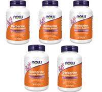 Berberine 400mg Glucose Metabolism Support 5X90gels Now Foods MCT/Capric Acid