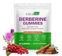 Berberine Gummies,Berberine Supplement,Berberine Complex Gummies for Metabolism, Energy, Gut Health, Fasting & Body Mass Control