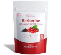 Berberine High Strength 1500mg - Berberine Supplement with Black Pepper, 60 Capsules 2 Months Supply - Weight Management, Made in The UK (60)