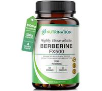 Berberine high Strength Supplement-510Mg Per Capsule- 4 Months Supply -120 Vegan Capsules 98% Pure Berberine HCL with Black Pepper Extract for Improved Absorption- Non-GMO-lab-Tested