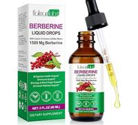Berberine Liquid Drops, Berberine Supplement High Strength, 100% Absorption, Aids Blood Sugar Balance, Natural Ingredients, Pineapple Flavour, 60ml