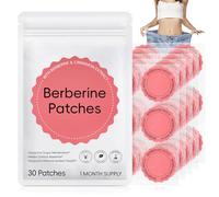 Berberine Patches, Berberine Patch with Cinnamon, Pomegranate, 8-Hour Long-Lasting Formula Support, Applied to Various Parts of The Body - 30 Patches