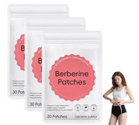Berberine Patches, Berberine Support Patches with Berberines & Cinnamon Extract, Vegan, Helps Support Metabolism & Energy Levels, for All Skin Types (1)
